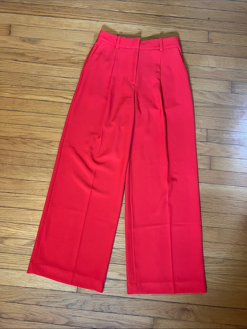 & Other Stories Red Dress Pants